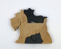 Puzzle famiglia scottie