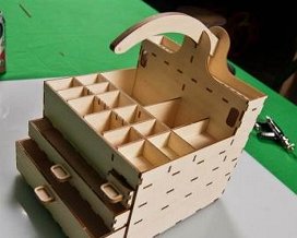 Self Assembly Laser Cut Ply Toolbox